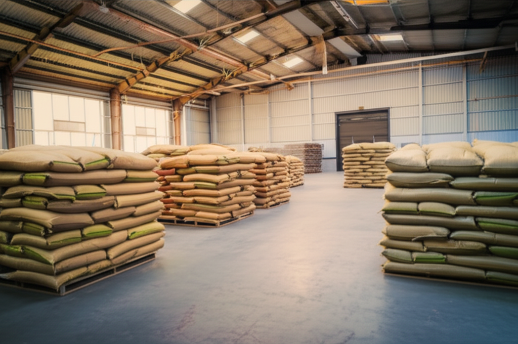 Distribuição de farinha de trigo